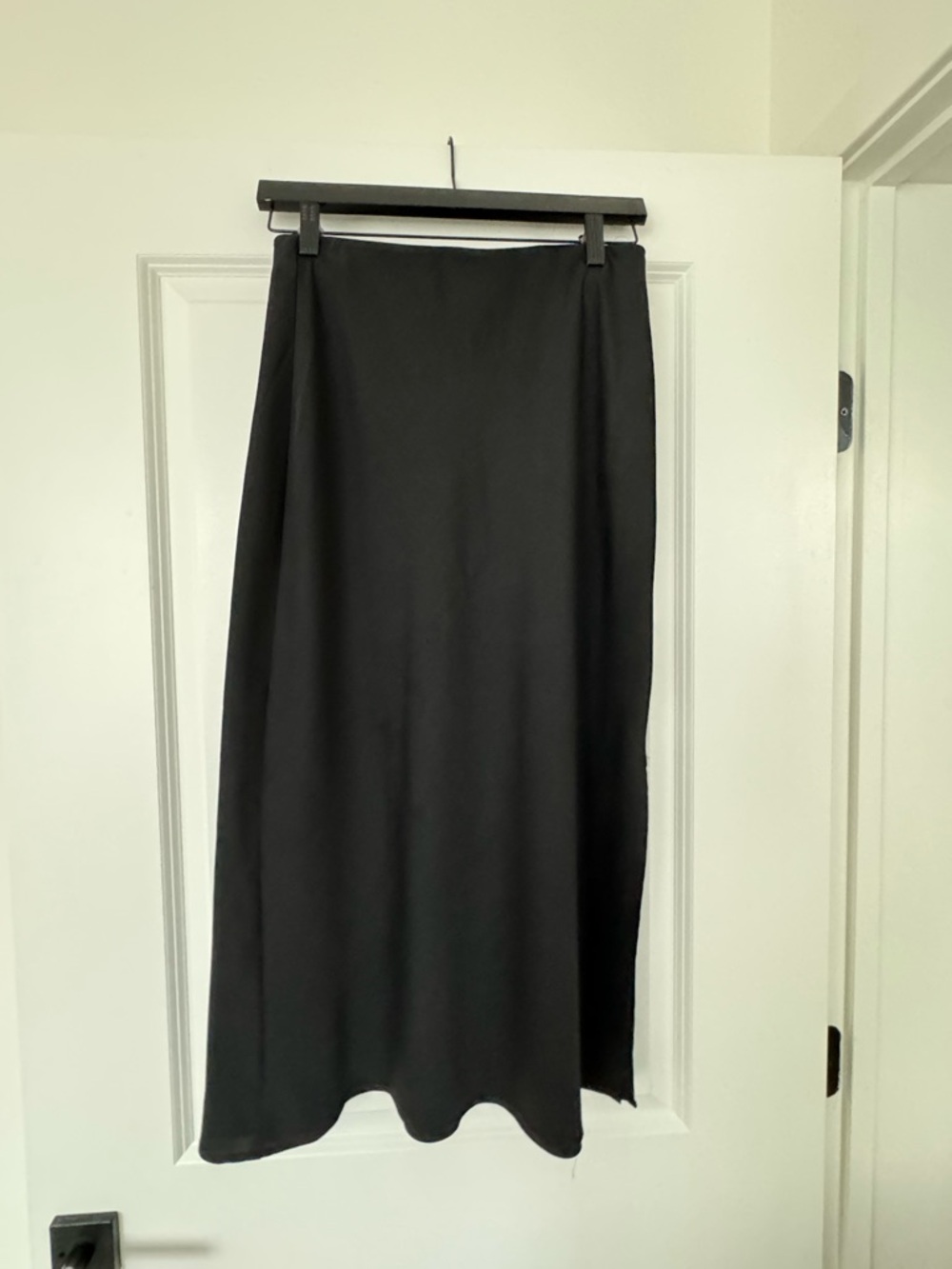 a new day Black Midi Skirt